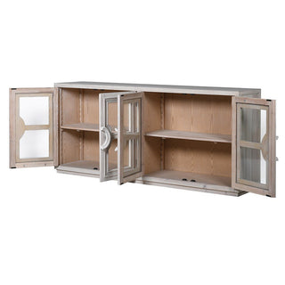 Charles Ted Ardsley Recycled Pine Sideboard with Glass Doors - CharlesTed Home