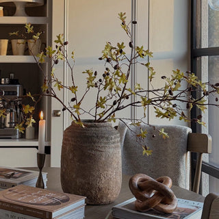 Charles Ted Artificial Oak Leaves and Acorn Spray | Realistic Autumn Foliage Decoration - CharlesTed Home