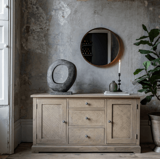 Charles Ted Atelier Parquet Sideboard Cabinet in Natural Mindy Ash - CharlesTed Home