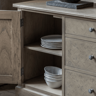 Charles Ted Atelier Parquet Sideboard Cabinet in Natural Mindy Ash - CharlesTed Home