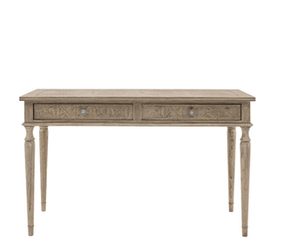 Charles Ted Atelier Parquet Writing Desk in Natural Mindy Ash - CharlesTed Home
