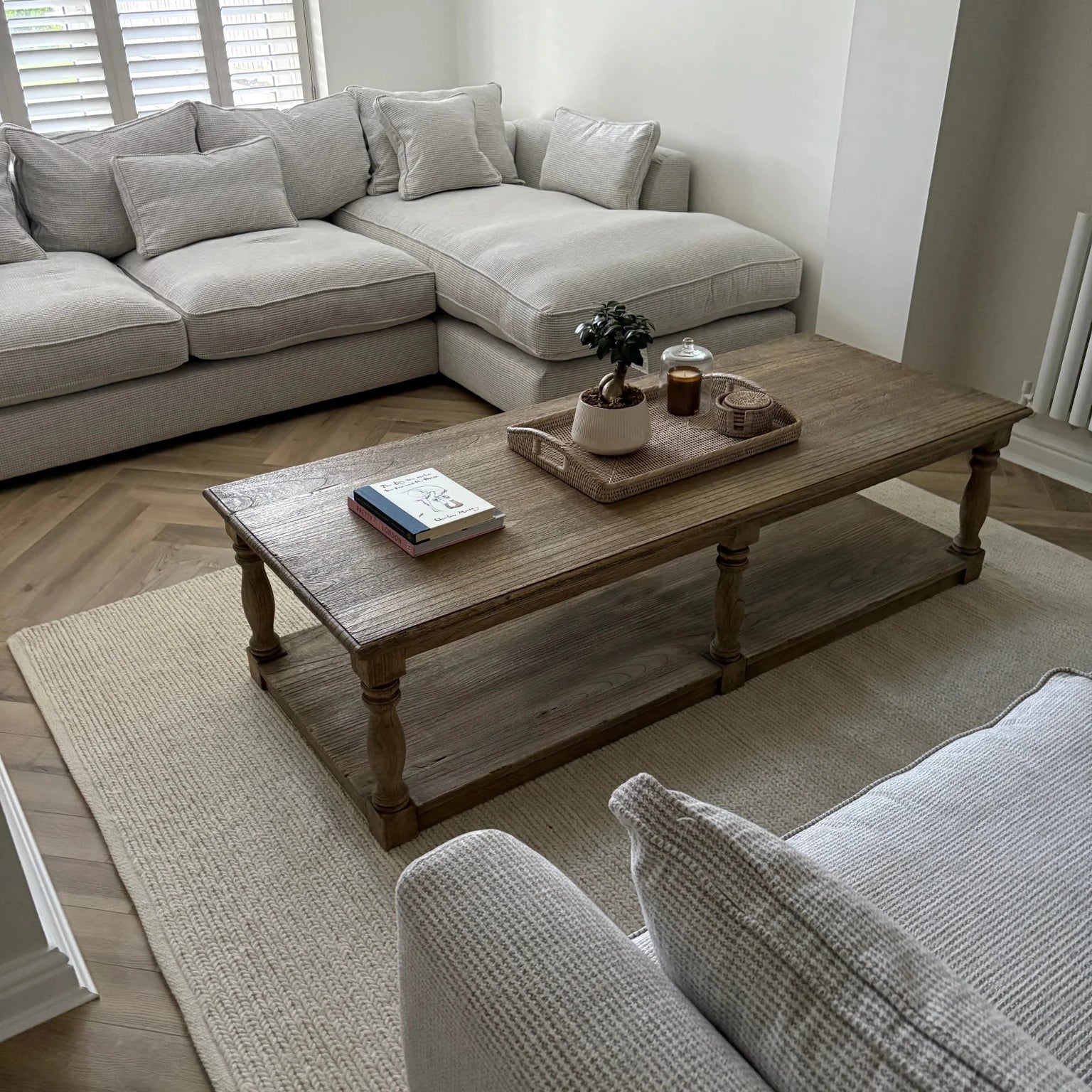 Charles Ted Augustine Weathered Reclaimed Pine Coffee Table - CharlesTed Home