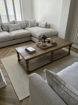 Charles Ted Augustine Weathered Reclaimed Pine Coffee Table - CharlesTed Home