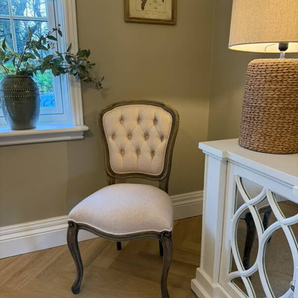 Charles Ted Avignon Linen Dining Chair - CharlesTed Home