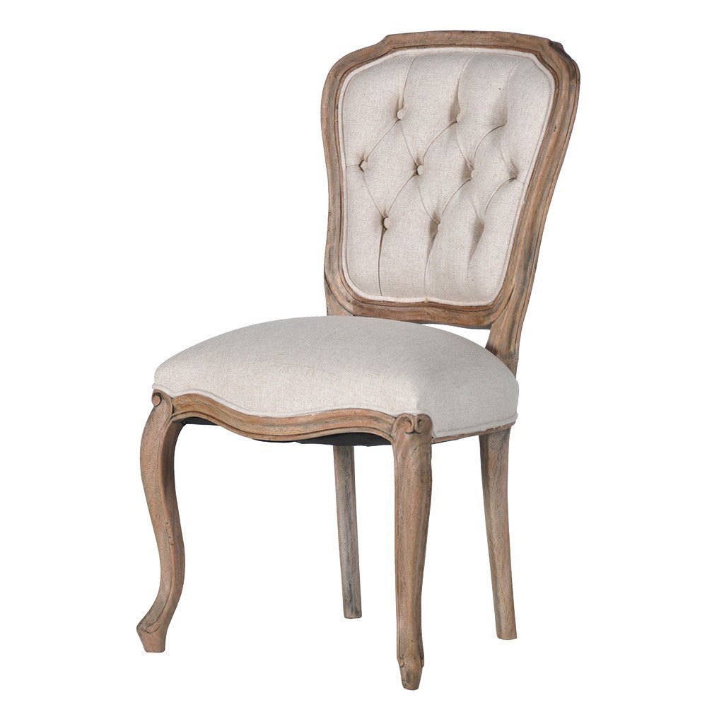 Charles Ted Avignon Linen Dining Chair - CharlesTed Home