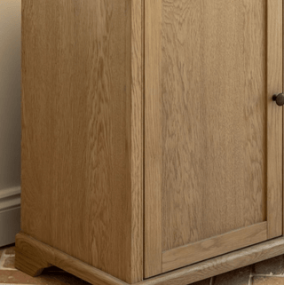 Charles Ted Beeley Oak Sideboard with Three Drawers and Double Cupboard Storage - CharlesTed Home