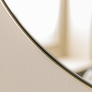 Charles Ted Bodie Round Mirror in Soft Gold Finish - CharlesTed Home
