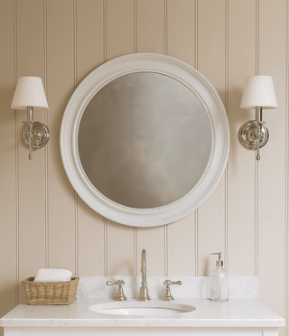 Charles Ted Corsica Beaded Round Mirror - CharlesTed Home
