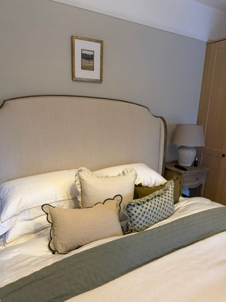 Charles Ted Cotswolds Linen and Old Pine Super King Bed Frame - CharlesTed Home