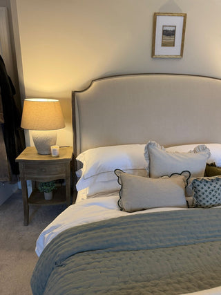 Charles Ted Cotswolds Linen and Old Pine Super King Bed Frame - CharlesTed Home