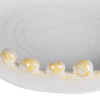 Charles Ted Elara Decorative Beaded Ceramic Bowl - CharlesTed Home