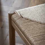 Charles Ted Eton Chair Solid Oak with Rope Seat | Set of 2 - CharlesTed Home