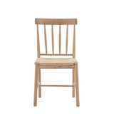 Charles Ted Eton Chair Solid Oak with Rope Seat | Set of 2 - CharlesTed Home