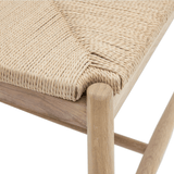 Charles Ted Eton Chair Solid Oak with Rope Seat | Set of 2 - CharlesTed Home