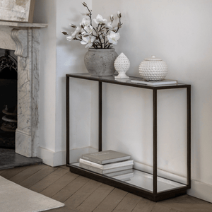 Geneva Glass Console Table