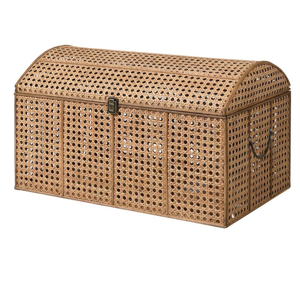 Charles Ted Handwoven Rattan Storage Trunk - CharlesTed Home