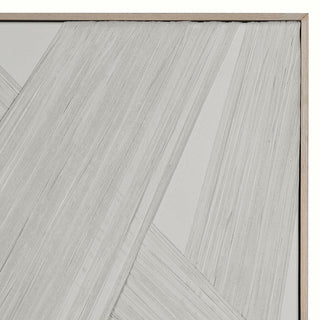 Charles Ted Intersecting Lines Textured Wall Art in Floating Wooden Frame - CharlesTed Home