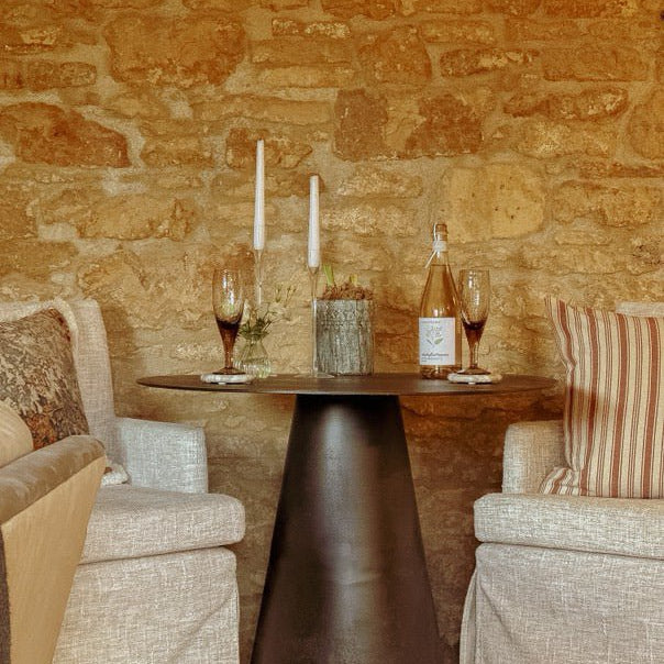 Charles Ted Jefferson Black Metal Occasional Table – Modern Industrial Accent Piece - CharlesTed Home