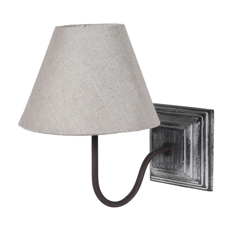 Charles Ted Juliette Wall Light with Linen Shade - CharlesTed Home