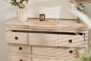 Charles Ted Longbourn Chest in Natural Acacia Wood - CharlesTed Home