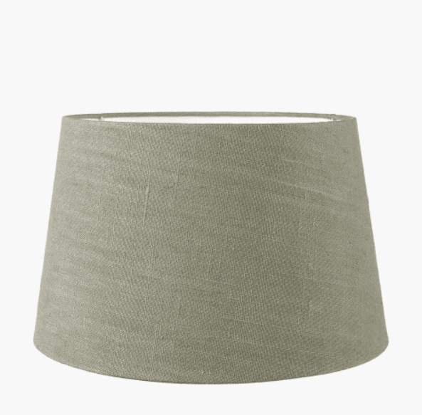 Charles Ted Lotus Ceramic Table Lamp with Green Linen Shade - CharlesTed Home