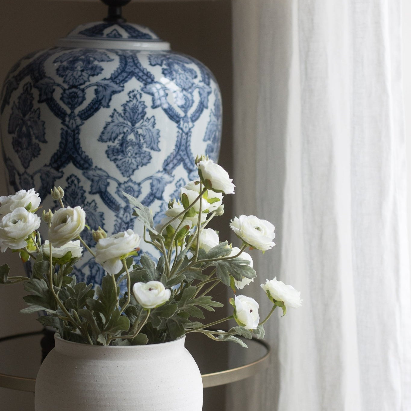 Charles Ted Lulu White Ceramic Vase - CharlesTed Home