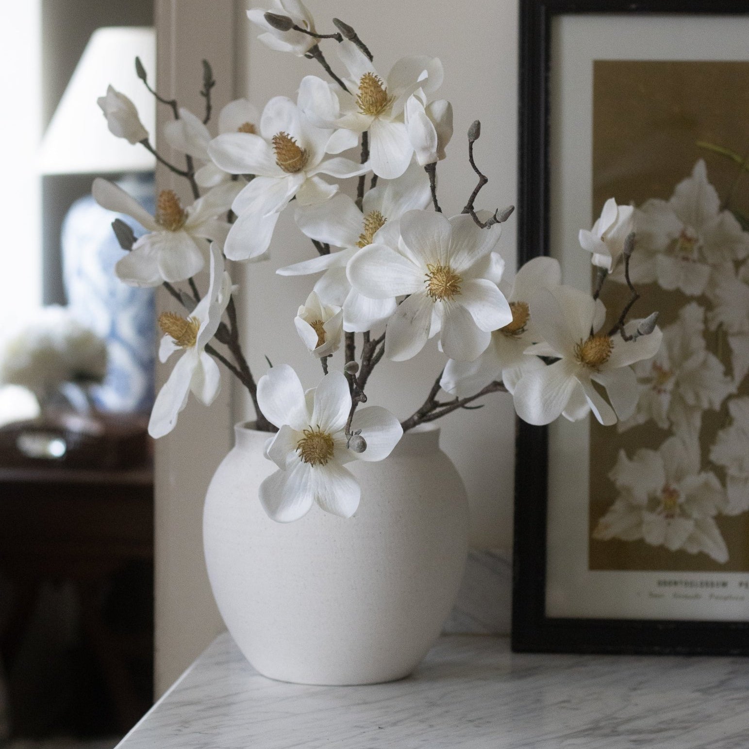 Charles Ted Lulu White Ceramic Vase - CharlesTed Home