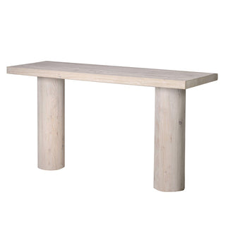 Charles Ted Mila Old Pine Console Table Solid Wood Minimalist Entryway Table - CharlesTed Home