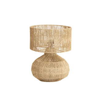 Charles Ted Nadia Natural Jute Table Lamp for Boho and Coastal Home Décor - CharlesTed Home