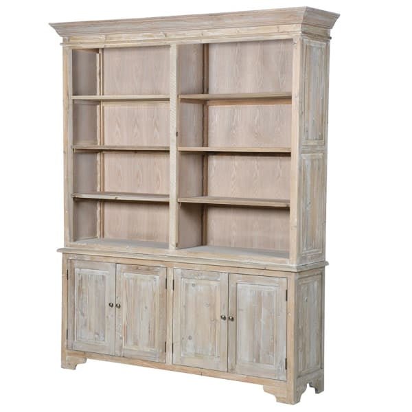 Charles Ted New England Style Shelving Unit in Reclaimed Pine - CharlesTed Home