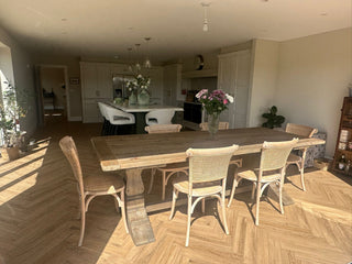 Charles Ted New Hampshire Rustic Reclaimed Pine Dining Table - CharlesTed Home