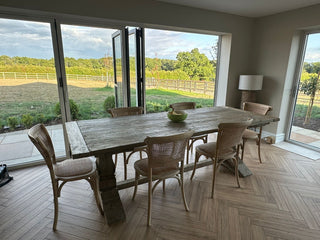 Charles Ted New Hampshire Rustic Reclaimed Pine Dining Table - CharlesTed Home