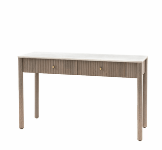 Charles Ted Oslo Mango Wood and Marble Console Table - CharlesTed Home