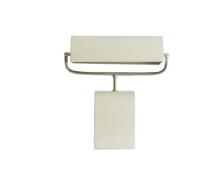 Charles Ted Oslo Nickel Dome Table Lamp | Modern Cream Metal Light - CharlesTed Home