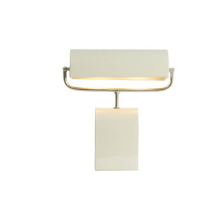Charles Ted Oslo Nickel Dome Table Lamp | Modern Cream Metal Light - CharlesTed Home