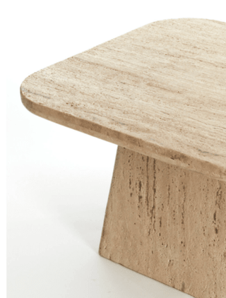 Charles Ted Porto Travertine Coffee Table - CharlesTed Home