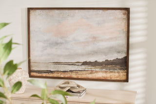 Charles Ted Riverside Framed Vintage Artwork - Tranquil Landscape Wall Art for Home Décor - CharlesTed Home