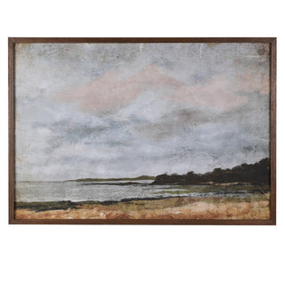 Charles Ted Riverside Framed Vintage Artwork - Tranquil Landscape Wall Art for Home Décor - CharlesTed Home