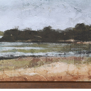 Charles Ted Riverside Framed Vintage Artwork - Tranquil Landscape Wall Art for Home Décor - CharlesTed Home