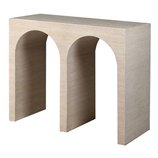 Charles Ted Roma Travertine Effect Console Table - CharlesTed Home