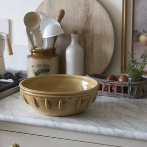 Amber Glaze Artisan Bowl