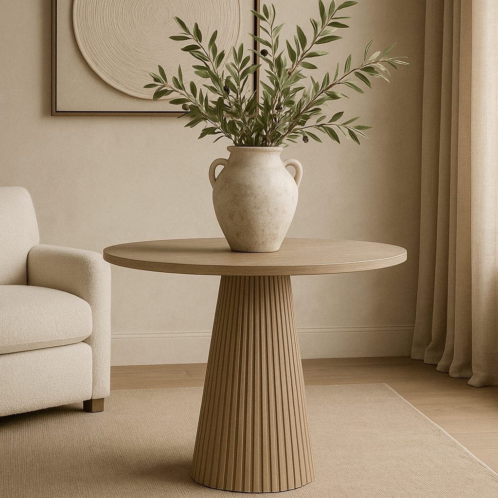 Charles Ted Salisbury Ribbed Occasional Table | Aged Oak - CharlesTed Home