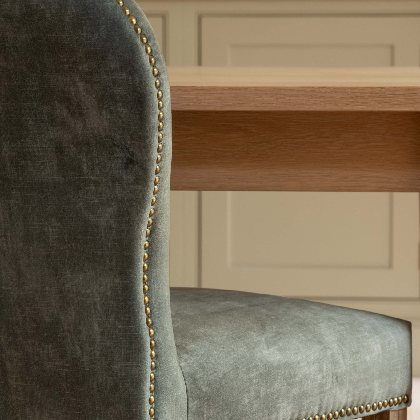 Charles Ted Savannah Velvet Dining Chair | Forest Green - CharlesTed Home