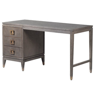 Charles Ted Sloane Oak Writing Desk with Three Drawer Storage - CharlesTed Home