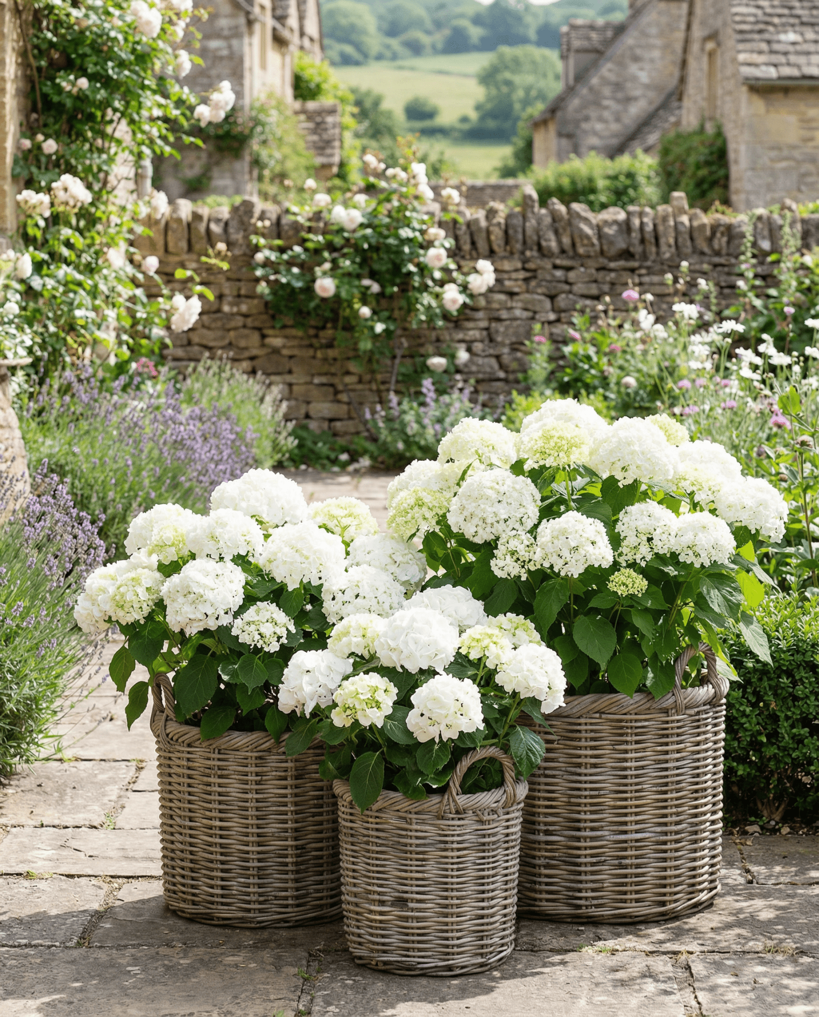 Charles Ted Sonoma Weatherproof Baskets | Outdoor Planters | Wicker & Plastic Lined | Three Sizes - CharlesTed Home