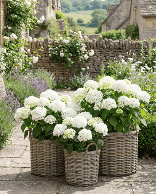 Charles Ted Sonoma Weatherproof Baskets | Outdoor Planters | Wicker & Plastic Lined | Three Sizes - CharlesTed Home