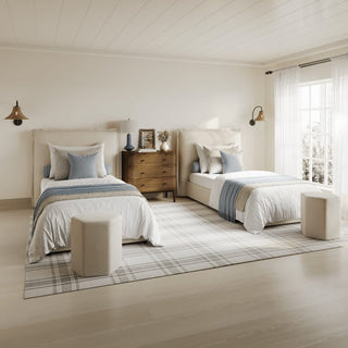 Charles Ted Studio CTH Dominique Pillow Back Bed | Single - CharlesTed Home