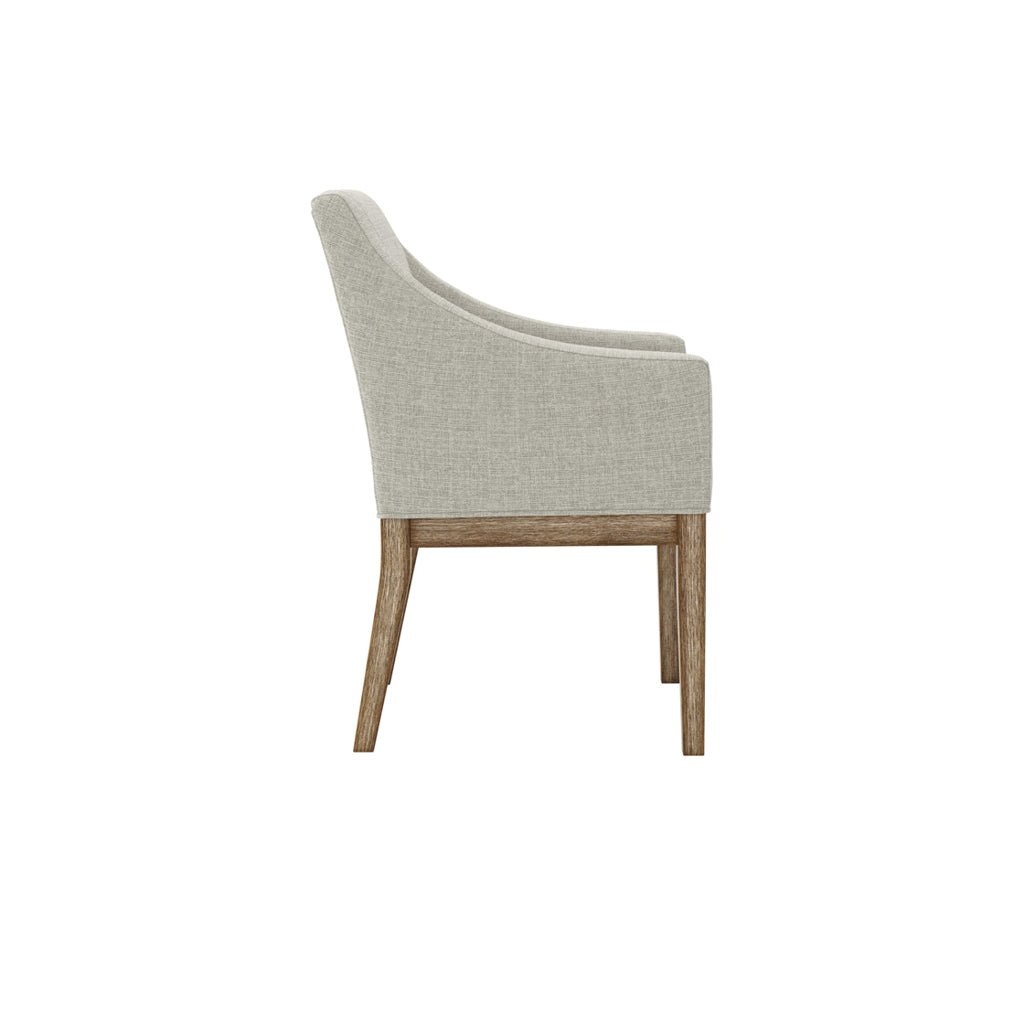 Charles Ted Studio CTH Marisia Linen Effect Dining Chair - CharlesTed Home