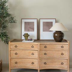 The Kendal Bayur Wood Sideboard with Drawers