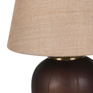 Ebworth frosted glass table lamp, alternative view
